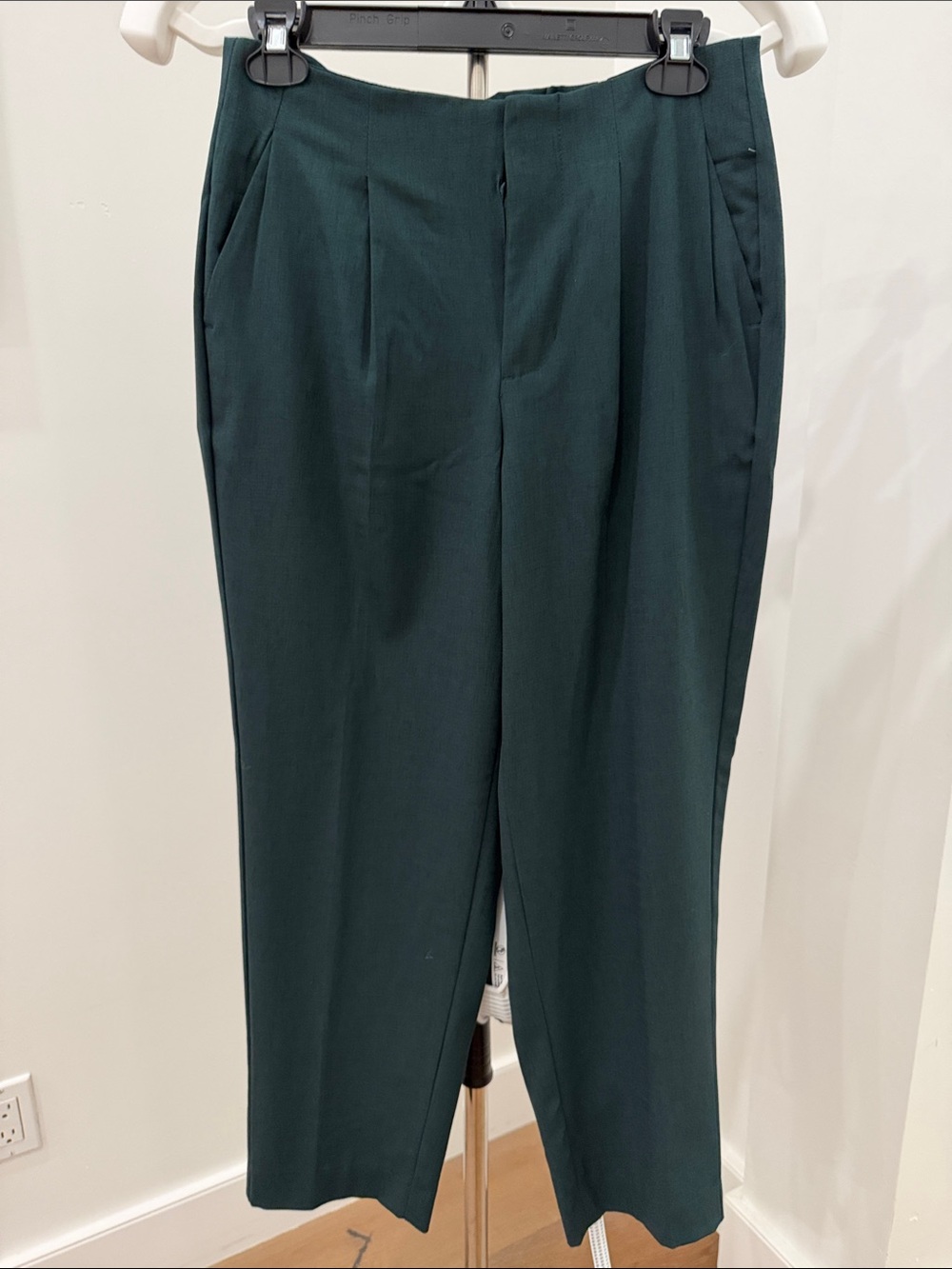 a new day Women's Straight Leg Pants in Dark Green